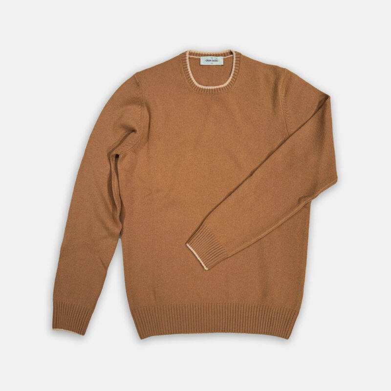 Crewnecks Van Gran Sasso In Het Beige In Model