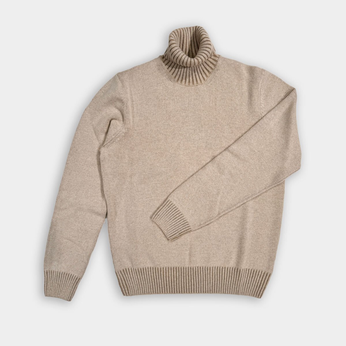 Turtlenecks Van Gran Sasso In Het Beige In Model 