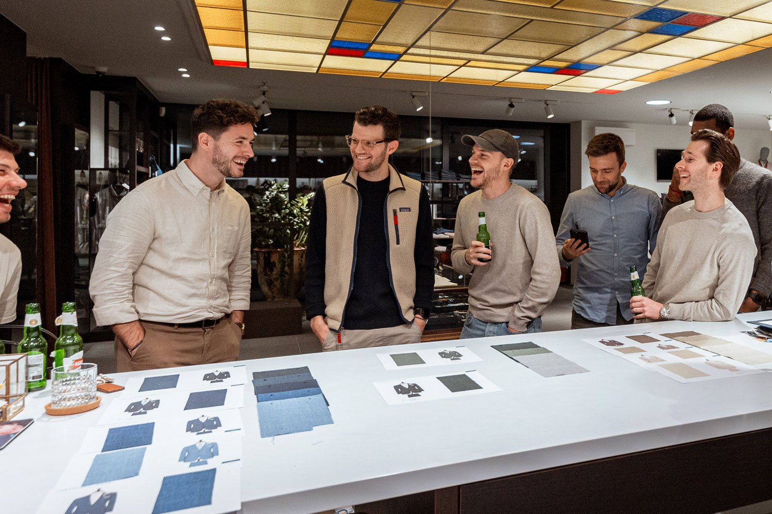 Suite-sessie mannenavond bij Grusenmeyer