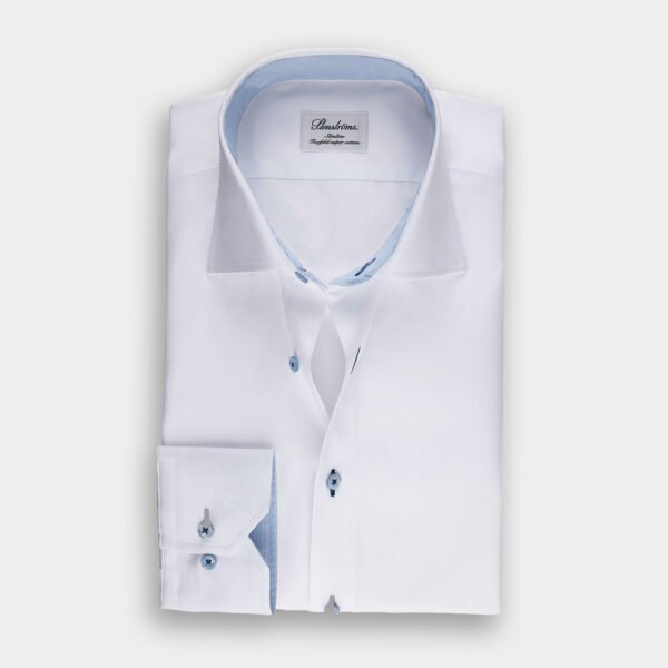 Hemden Van Stenströms In Het Wit In Model Slim Fit