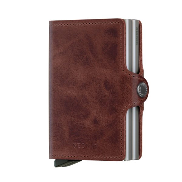 Portefeuille Van Secrid In Het Cognac In Model T-twinwallet