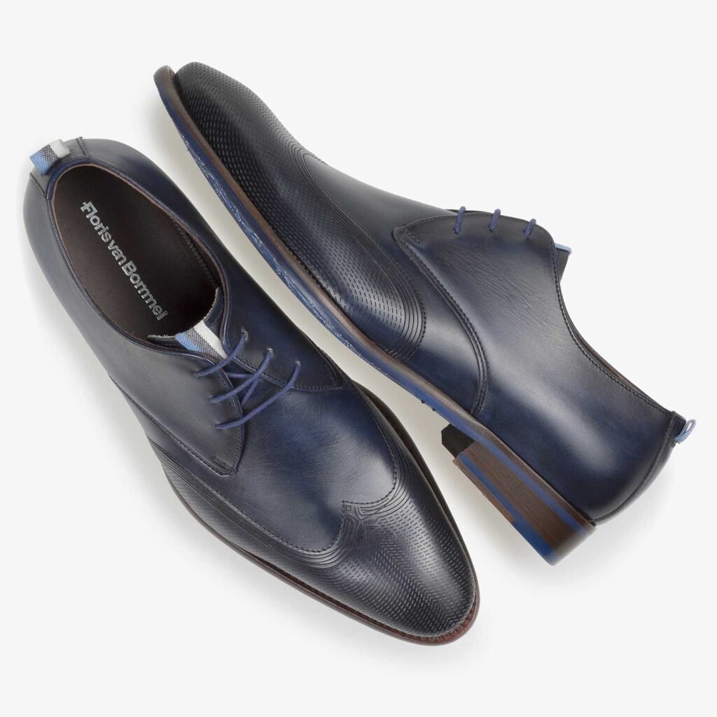 Schoenen Van Vanbommel In Het Blauw In Model Leest G1/2 Standaard