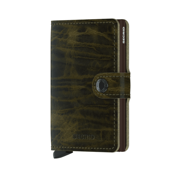 Portefeuille Van Secrid In Het Kaki In Model M-miniwallet
