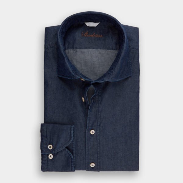 Hemden Van Stenströms In Het Blauw In Model Regular Jeans