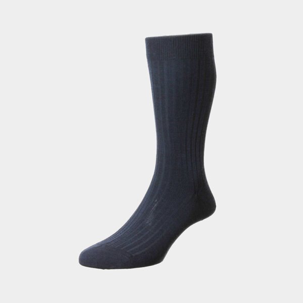 Kousen Van Pantherella In Het Blauw In Model Merino Wol