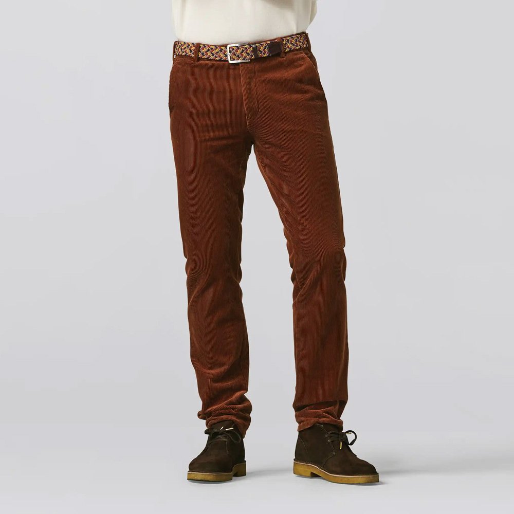 Chino Van Meyer In Het  In Model Bonn Superstretch Premium Corduroy Chino