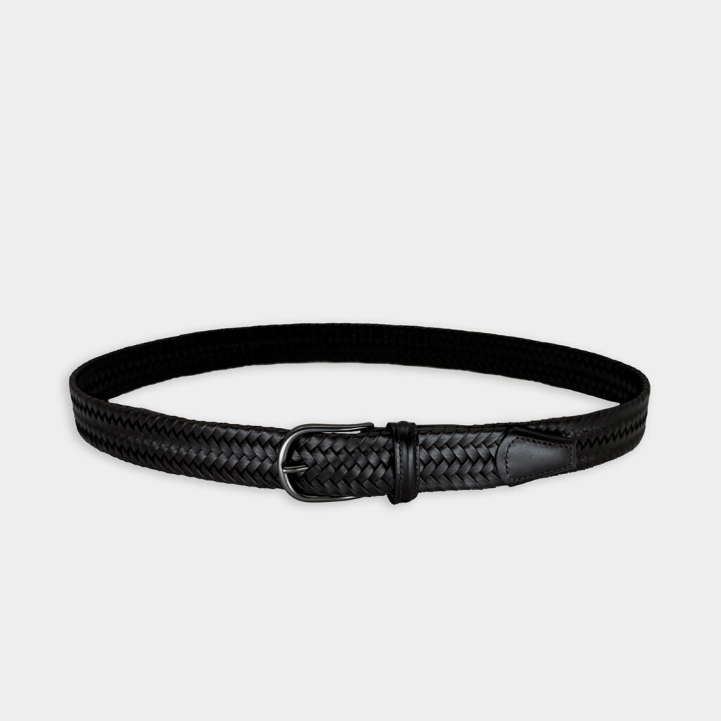 Riem Van Anderson's In Het Bruin In Model Lederen Gevlochten Riem Bruin