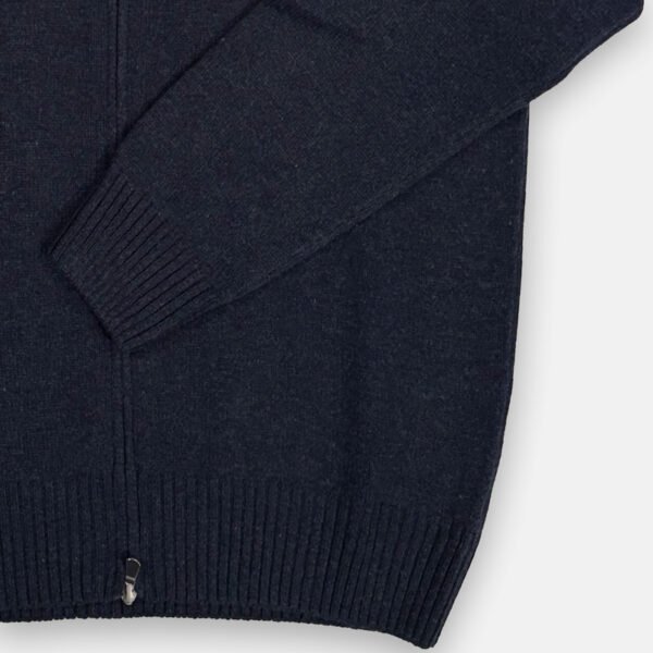 Full-zip Van Gran Sasso In Het Blauw In Model