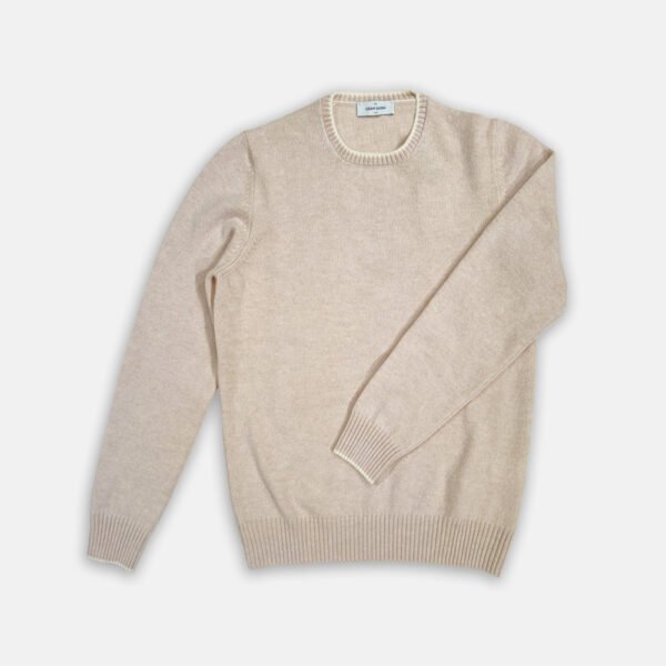 Crewnecks Van Gran Sasso In Het Beige In Model