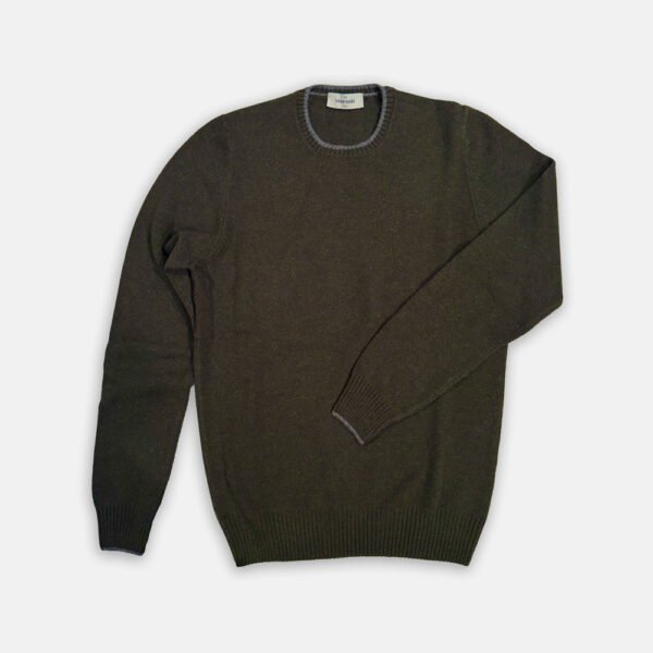 Crewnecks Van Gran Sasso In Het Groen In Model