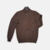 Half-zip Van Gran Sasso In Het Bruin In Model