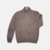 Half-zip Van Gran Sasso In Het Beige In Model