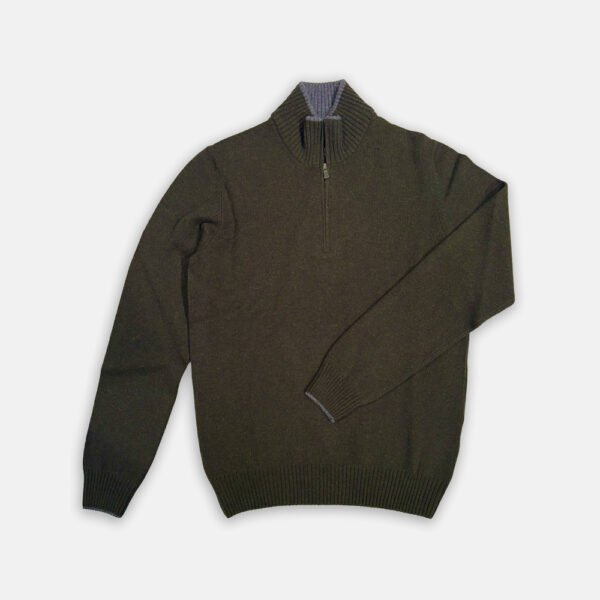 Half-zip Van Gran Sasso In Het Grijs In Model