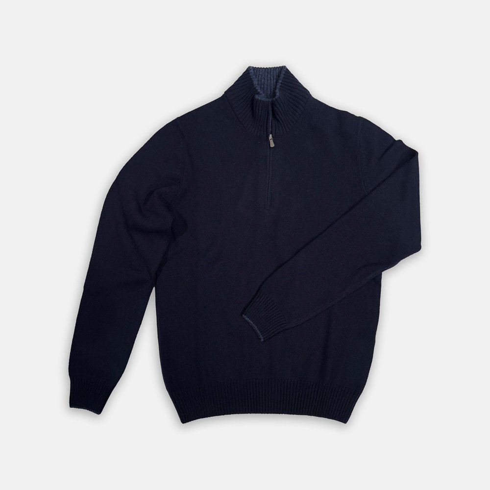 Half-zip Van Gran Sasso In Het Grijs In Model