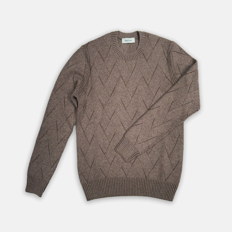 Crewnecks Van Gran Sasso In Het Bruin In Model