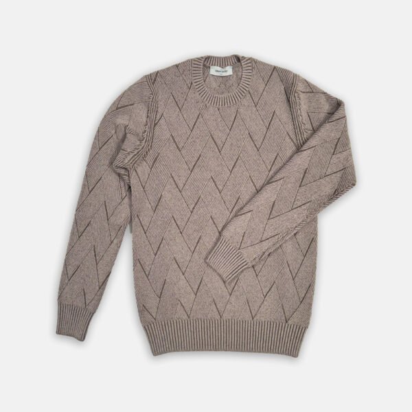 Crewnecks Van Gran Sasso In Het Beige In Model