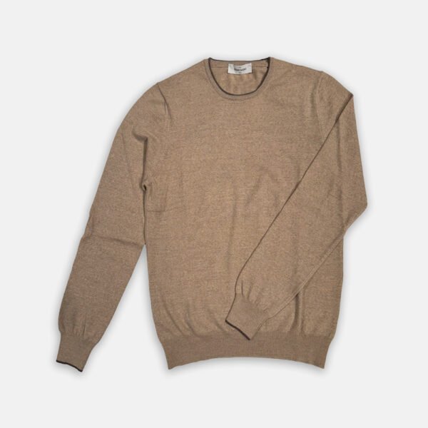 Crewnecks Van Gran Sasso In Het Beige In Model