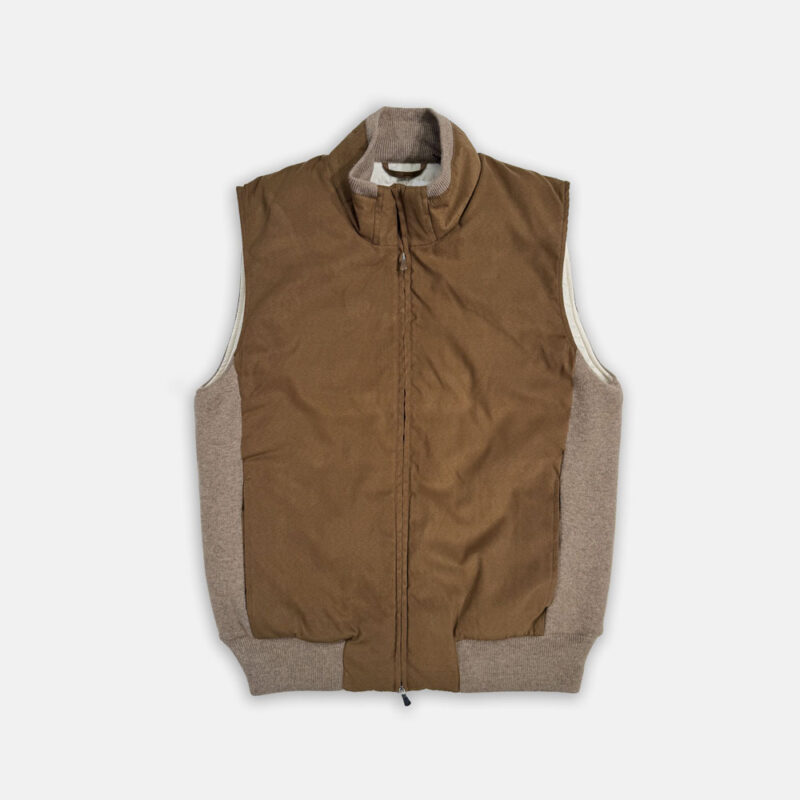 Bodywarmer Van Gran Sasso In Het Camel In Model