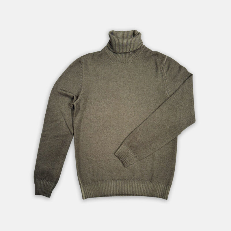 Turtlenecks Van Gran Sasso In Het Groen In Model