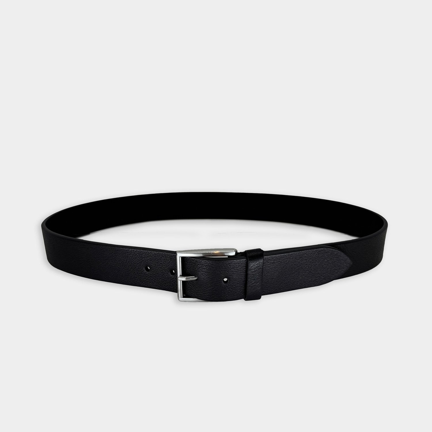 Riem Van Anderson's In Het Zwart In Model Lederen Jeansriem Zwart