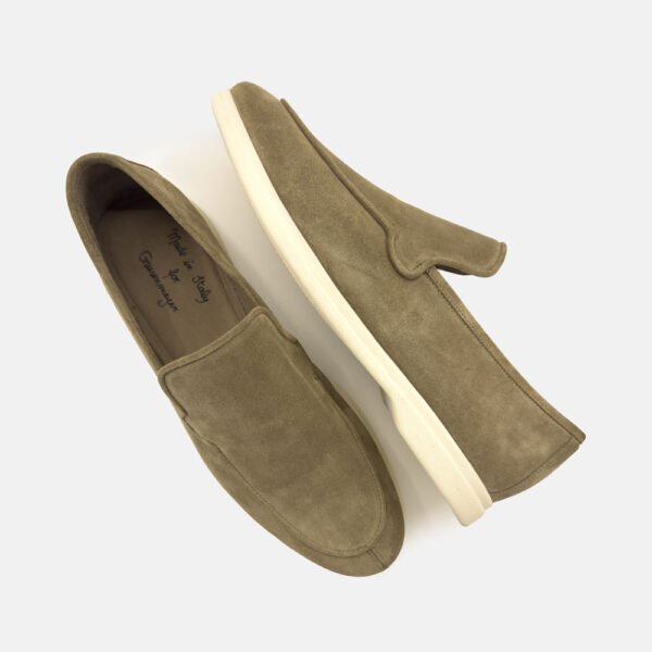 Loafer Van Grusenmeyer In Het Groen In Model Made In Italy