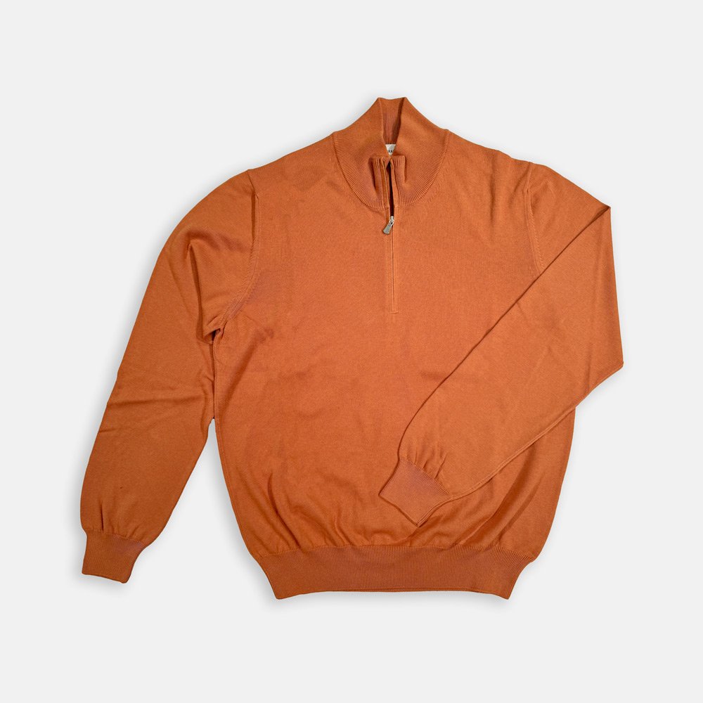 Half-zip Van Gran Sasso In Het Roest In Model 