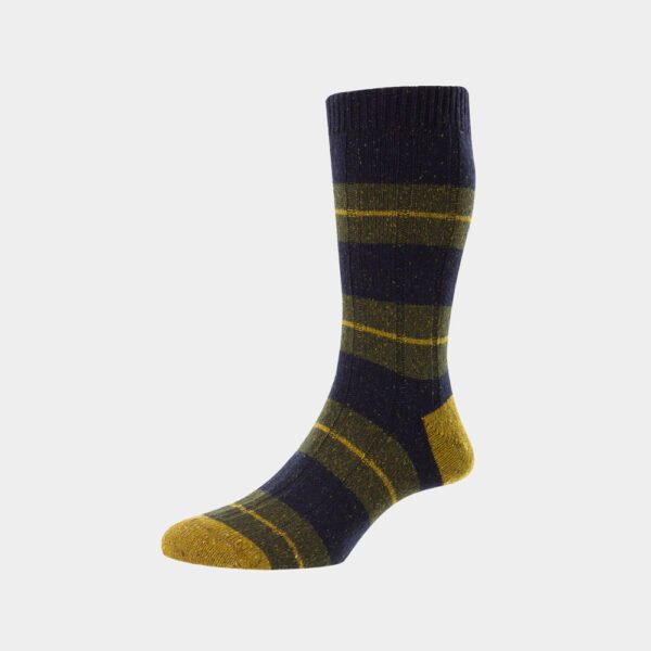 Kousen Van Pantherella In Het Navy In Model Merino Wool
