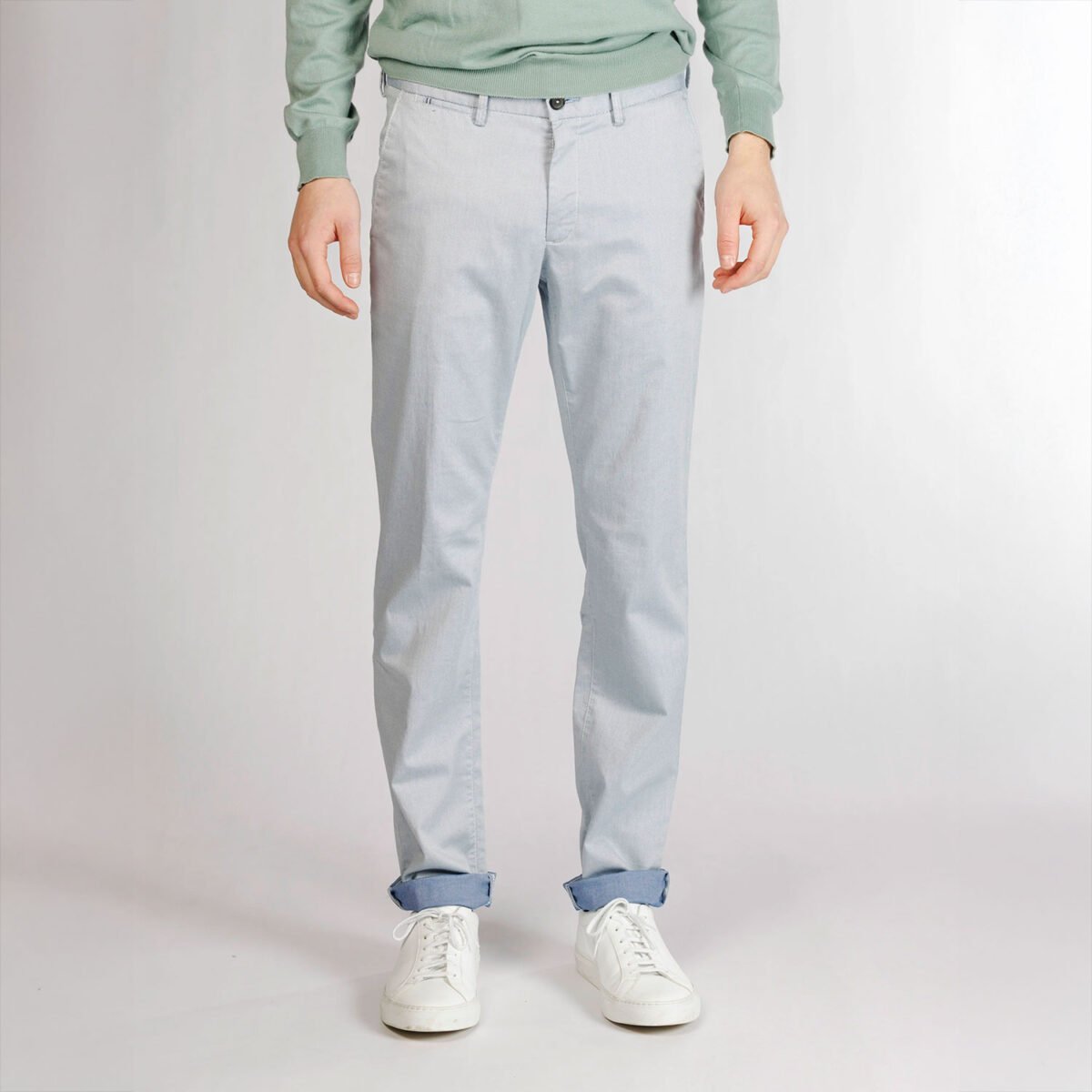 Chino Van Zilton In Het Blauw In Model 