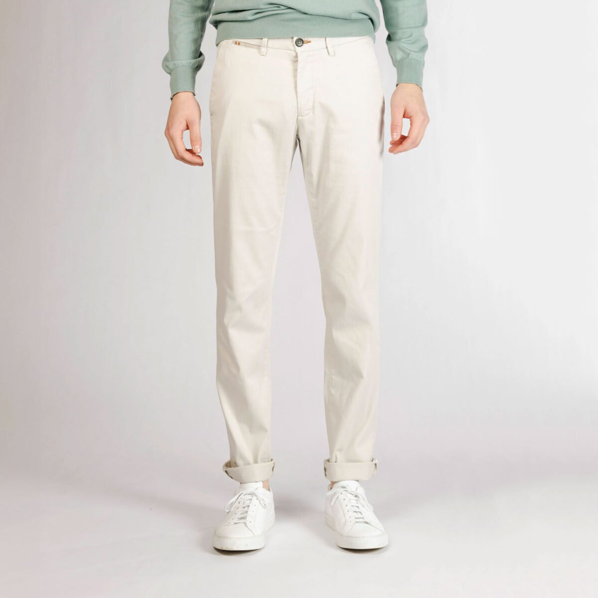 Chino Van Zilton In Het Beige In Model 