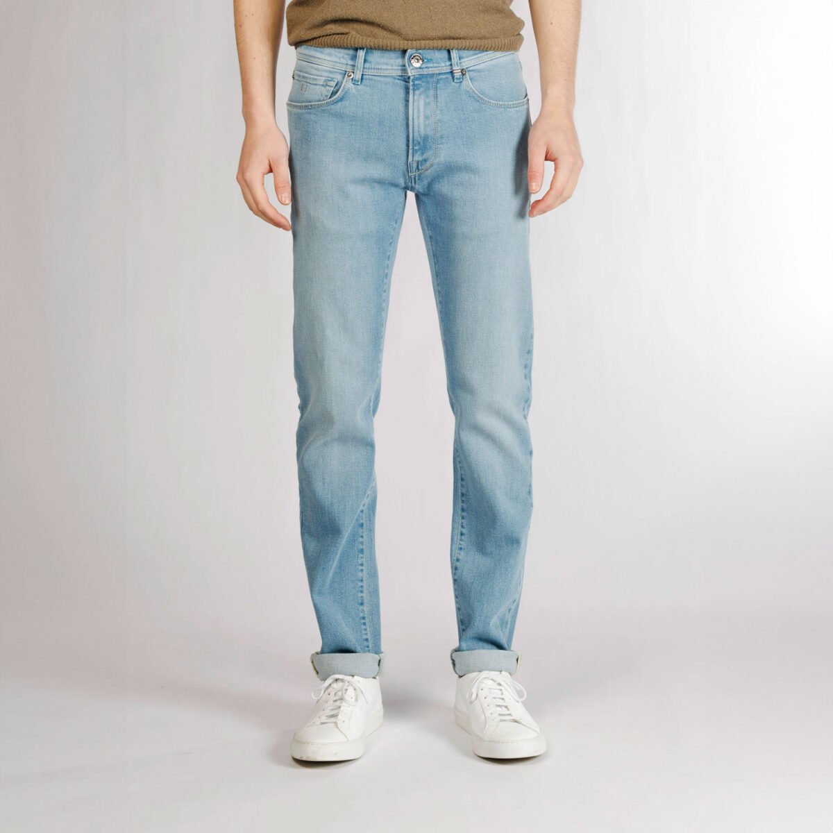 Jeans Van Zilton In Het Blauw In Model Rodger - Italian Denim