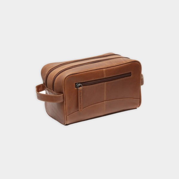 Make-up Tas Van The Chesterfield Brand In Het Cognac In Model