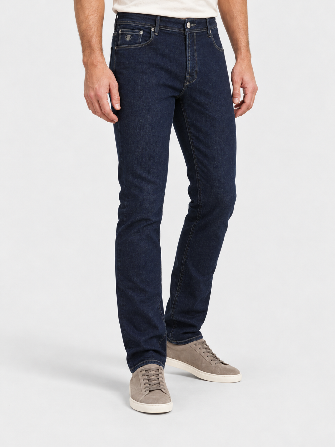 Jeans Van Atelier Noterman In Het Blauw In Model