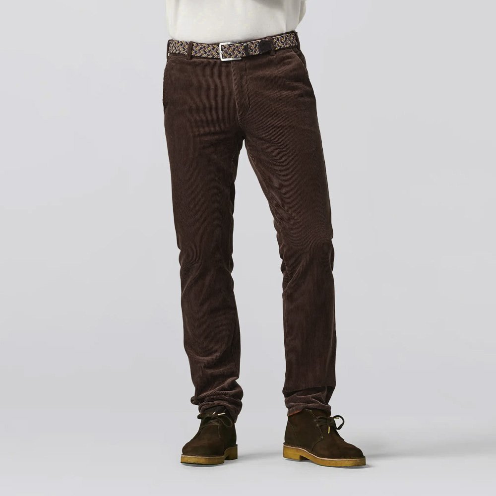 Chino Van Meyer In Het  In Model Bonn Superstretch Premium Corduroy Chino