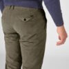 Chino Van Zilton In Het Groen In Model Ribfluwelen Broek In Zachte Katoen Met Een Moderne En Stijlvolle Uitstraling.