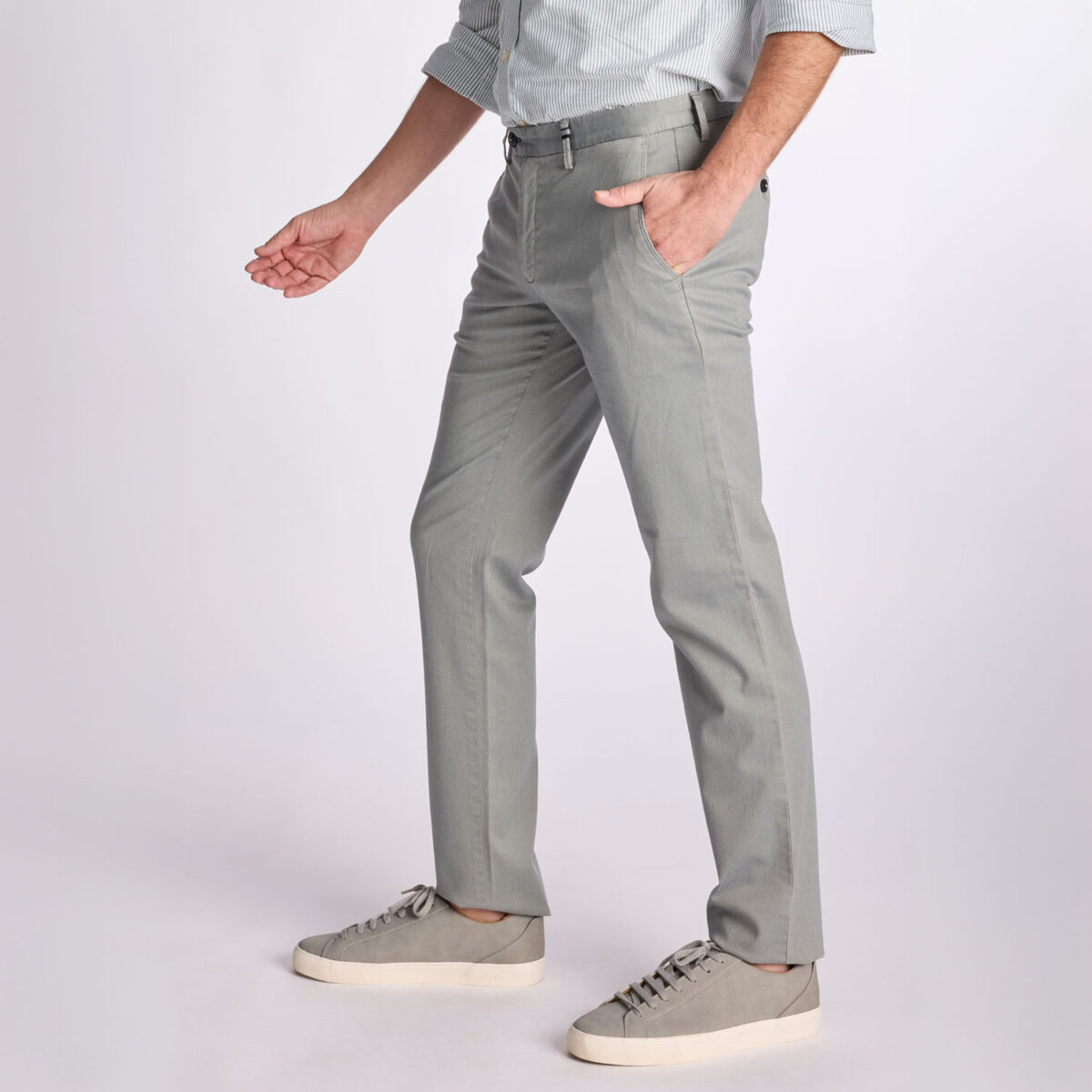 Chino Van Zilton In Het Groen In Model Magnus Regular Fit