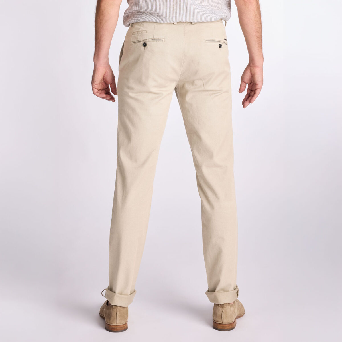 Chino Van Zilton In Het Beige In Model Magnus