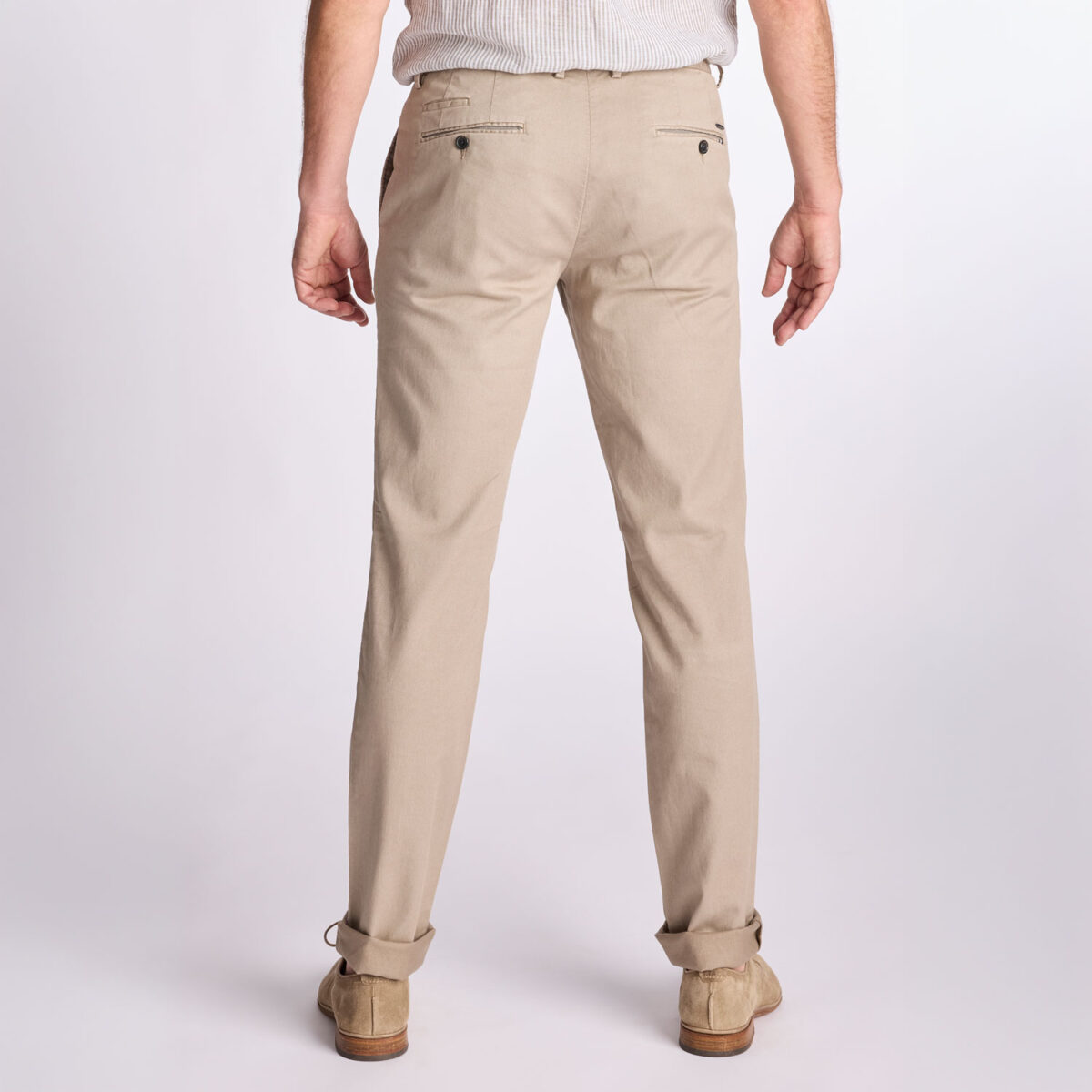 Chino Van Zilton In Het Beige In Model Magnus