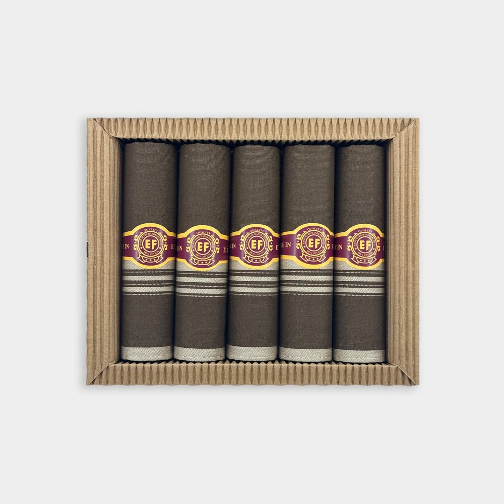 Zakdoeken Van Etex In Het Bruin In Model