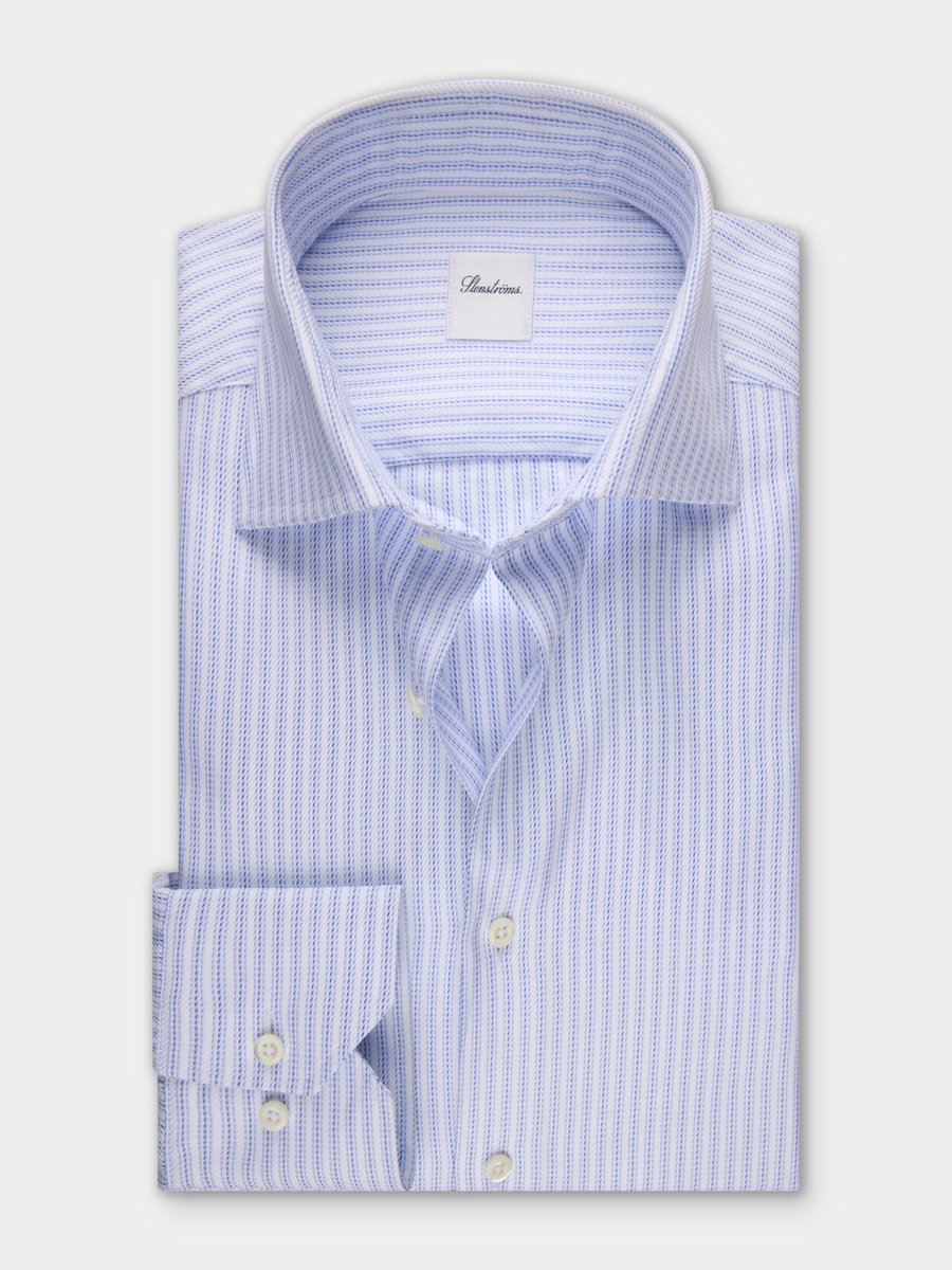 Hemden Van Stenströms In Het Blauw In Model