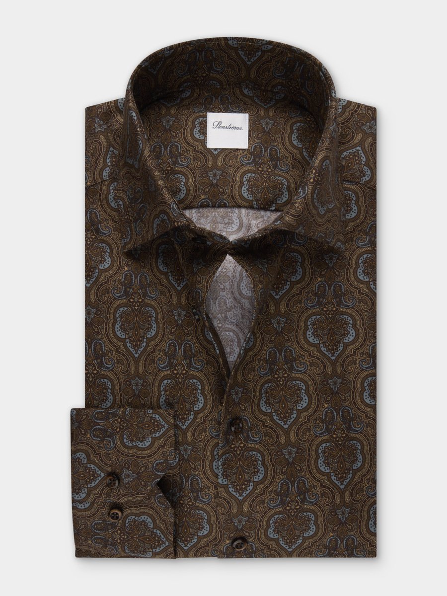 Hemden Van Stenströms In Het Bruin In Model
