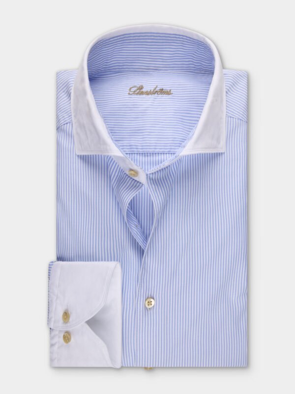 Hemden Van Stenströms In Het Blauw In Model